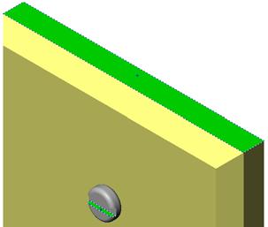 1 fastener 의원통면과 switchplate 구멍의원통면사이에동심메이트를만듭니다. 면 2 fastener 의평평한후면과 switchplate 의평평한후면사이에일치메이트를만듭니다.