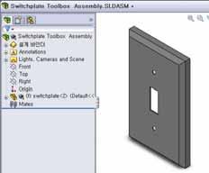 5 장 : SolidWorks Toolbox 기초사항 5 장에서개발할능력 이단원에서다음능력을개발합니다. 엔지니어링 : 구멍지름및깊이에기초하여체결기를자동으로선택합니다. 나사산길이, 나사크기및지름과같은체결기어휘를활용합니다. 기술 : Toolbox Browser 및나사산스타일표시를활용합니다. 수학 : 나사지름을나사크기와관련시킵니다.