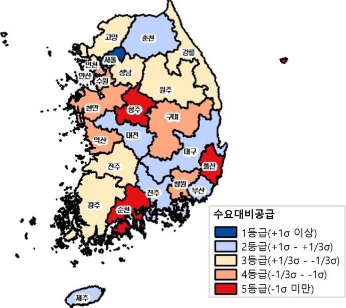 1982016 년의료취약지모니터링연구결과보고서 표 70 NICU 진료권별수요대비공급 등급 구분 진료권 수요대비공급 등급 구분 진료권 수요대비공급 1 서울 0.63065 수원 0.21278 부천 0.45989 안산 0.22116 부산 0.41319 천안 0.25206 4 공급대구 0.38897 익산 0.25596 공급초과대전 0.40089 구미 0.