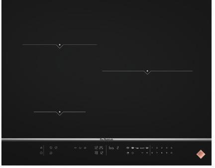 / 3700 W 우측전면 : 16cm / 2400W 우측후면 : 23cm / 3700W 이인덕션으로최고의요리에도전하십시오.