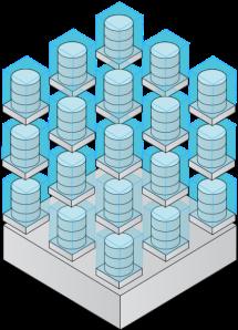 DBaaS를 위한 Database Consolidation 모델 추가 Shared Servers Shared Servers and OS Shared Servers, OS and Database