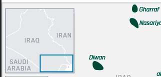 < 이라크남부지역주요유 가스전 > 자료 : Platts(2017.9.15), Shell says to exit Iraq's Majnoon oil field 석유생산 이라크 ( 쿠르드지역포함 ) 의원유생산은 2011년의 260만b/d에서 2017년말기준약 436.