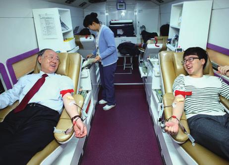 Hannam University entrance ceremony and blood donation campaign Hannam University (President Kim Hyung-tae) held a blood donation campaign on March 2, the day of its entrance ceremony, in order to