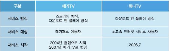 주문형비디오 (VOD), 인터넷, T-