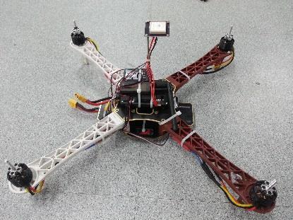 Making a Quadrotor (In Case of using Pixhawk or APM) Think about the Object of Quadrotor Calculate thrust ((Quadrotor weight + Payload) X 2) Choose Battery, ESC, BLDC Motor, Blades with the result of
