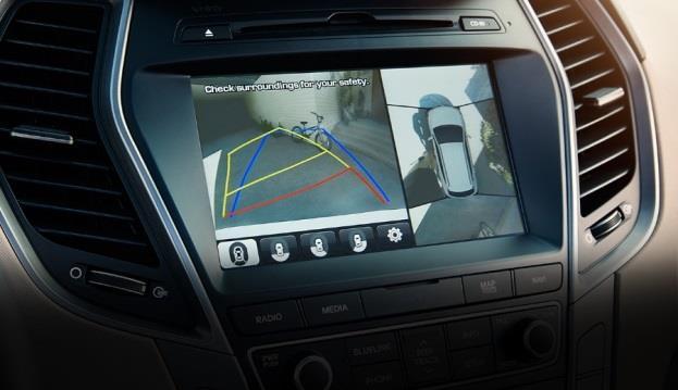 차량주위 360 도에대해 bird s eye view 로위에서조감하는영상을운전자에게 제공하여주차및주행시장애물을효과 ADAS AVM (Around View Monitor) 적으로피할수있도록보조하는장치 -