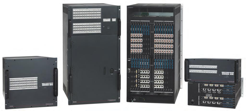 1 48 Gbps XTP II CrossPoint Series 50 Gbps 신뢰성, 성능, 효율성을위한설계 XTP II CrossPoint 매트릭스스위처에는 Extron 이설계한최신 EverLast TM 전원공급장치가제공됩니다. XTP II 는미래를대비한기술플랫폼으로, 향후수년간유지될수있도록설계된강력한고성능과적응성이뛰어난 AV 인프라를제공합니다.