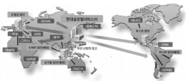 해외법인설립예정 동사는현재유럽과미국외에도두바이중동법인, 파나마남미법인, 싱가포르동남아법인등을설립할예정에있다. 동사는현지법인들을통해미주, 유럽, 중동그리고아시아지역들에위치해있는고객사들과효과적으로소통하며제품및 AS 서비스를제공할수있을것으로기대된다. 그림 92. 전세계서비스공급네트워크확대 그림 93.