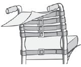만약완벽한중립적자세가불가능하다면등받이는가능한가장중립에가깝게휠체어사용자를지지해야합니다. 뒤로젖혀진등받이 (backrest recline) 뒤로젖혀진등받이는다음과같이맞추는데도움이될수있습니다. - 중립자세로굽어지지않는고관절 ( 체간에서허벅지각이 90 도이상 ). - 구축된후방골반경사 - 하부체간이구부러진채구축된자세 - 구축된척추전반증.