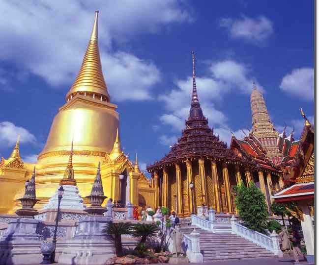 7. 방콕및인근관광명소 방콕왕궁 Grand Palace 왓프라깨우 Wat Phra Kaew ( 玉佛寺 ) 왓포 (Wat Pho) 왓아룬 (Wat Arun) 위만멕궁전 Vimanmek