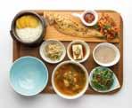 박대구이와더덕초무침 Gaeul Bansang Korean Table d hote in Autumn 돼지곰탕 Dwaeji Gomtang Pork Soup A 마포구어울마당로 136-3, 2 층 / 2nd
