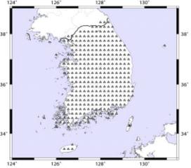 P 파속도를 6 km /s 로가정시 5 초이내 6 개관측소에서지진을감지하기위해서는반경 30 km안에 6 개이상의관측소필요 2. 관측소간이격거리 (17.