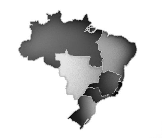 Norte 0.4% Nordeste 0.6% Centro-Oeste 0.6% Sul 11.1% Minas Gerais 4.5% Espírito Santo 0.2% Rio de Janeiro 5.8% Sāo Paulo 76.