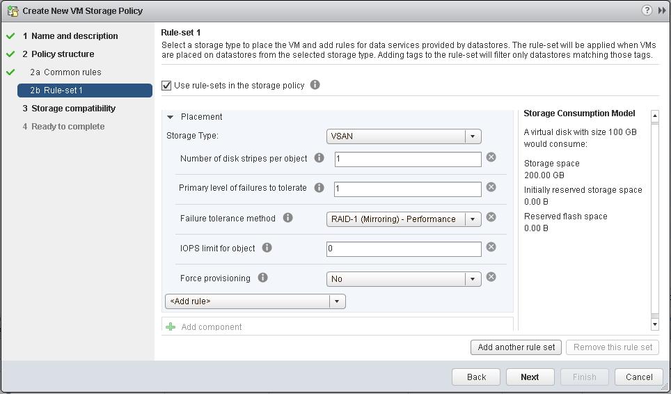 vsphere Web Client 를사용하여 vsan 에대한스토리지정책정의 VM 및해당가상디스크의스토리기요구사항을정의하는스토리지정책을생성할수있습니다. 이 정책에서는 vsan 데이터스토어가지원하는스토리지용량을참조합니다. 필수조건 vsan 스토리지제공자를사용할수있는지확인합니다. vsan 스토리지제공자보기의내용을 참조하십시오.