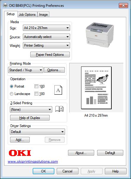 제2장기본조작70 Windows PCL 프린터드라이버기능 [ 설정 ] 탭 1 2 3 4 5 8 항목 설명 1 용지 용지크기, 두께, 급지방식등을지정합니다. 2 레이아웃지정 여러페이지인쇄를지정합니다.