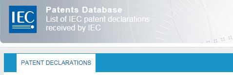 표준특허길라잡이 [ IEC 선언특허확인과정 ] IEC 선언특허확인 1 http://www.iec.