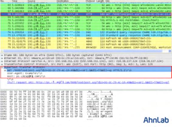 이악성코드는윈도우시스템파일인 ws2help.dll 파일을변경하고, 손상된 PE구조를가진 usp10.