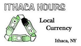 지역통화 1Hour = 10$ 계좌방식, 지폐방식 이타카아워 (Ithaca