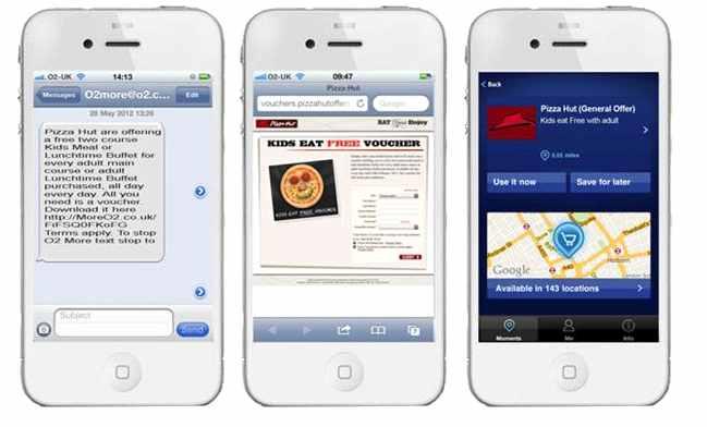 , SMS O2.,.. O2 - (Opt-in) (mobile advertising marketplace, 2015).