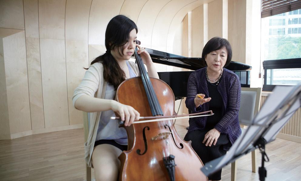 강의실을찾아서 Classroom 기본에충실한연주와개성이담긴음악적표현 첼로전공실기 / 백청심교수 Cello (Instrument) / Prof.