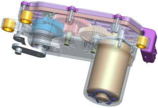 VCM motor VCM system makes tumble flow of inlet air