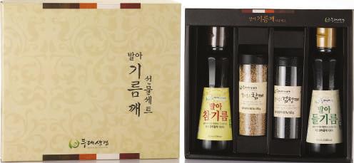 29016 두레발아기름선물세트 43,000 원 도라지 (3 년근이상만사용 ), 배, 생강외에는다른첨가물은넣지않고가공하였습니다.