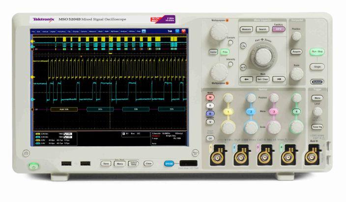 혼합신호오실로스코프 MSO5000B, DPO5000B 시리즈데이터시트 주요분석기능 Wave inspector 컨트롤을사용하면파형데이터를간편하게탐색하고검색을자동화할수있음 표준비주얼트리거및검색이포함된고급트리거제품군 오늘날의더빠른데이터속도및더빠듯한타이밍마진에서설계하려면뛰어난신호획득성능및분석기능의오실로스코프가필요합니다.