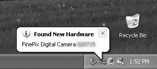 5 PC 를설정합니다. Windows 98 SE / Me / 000 Professional / Macintosh! T 설치중에 Windows CD-ROM 이필요할수있습니다. 이런경우화면에표시된지침대로 CD-ROM 을변경합니다. l FinePixViewer 가자동으로시작되고 Save Image Wizard 창 (Save Image 대화상자 ) 이나타납니다.