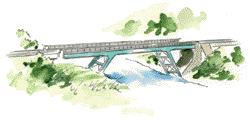 충북대학교토목공학부정보기술기반건설경영연구실 - 창의공학 - 7 - 교량의종류 라멘교 (Rahmen Bridge)