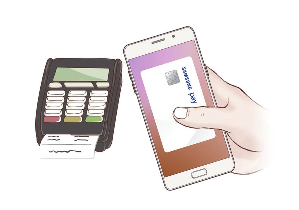 애플리케이션 Samsung Pay Samsung Pay 소개 모바일결제서비스인 Samsung Pay 에자주사용하는카드를등록해, 오프라인에서빠르고안전하게결제할수있습니다. Samsung Pay 는근거리통신 (NFC) 외마그네틱보안전송 (MST) 방식을지원해일반신용카드결제단말기로도결제할수있어편리합니다.