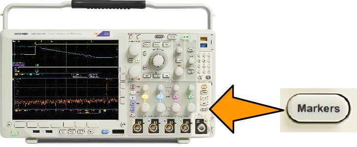 파형또는형적데이터분석 원하는파형또는형적의획득, 트리거링및디스플레이를제대로설정하고나면결과를분석할수있습니다. 커서, 자동측정, 통계, 파형히스토그램, 연산및 FFT 같은기능중에서선택하십시오. 주파수도메인의마커사용 1. 마커를누릅니다.