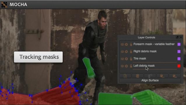 After Effects CS5 새로운기능 9. After Effects v2 용 mocha 직접그린마스크에동작추적기능적용 Imagineer Systems 의보다향상된강력한 2.