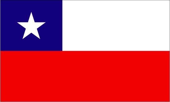 칠레국기 고독한별 (Estrella solitaria) 이라불리기도하는칠레국기는 1817 년 10월 18일공식채택되었다.