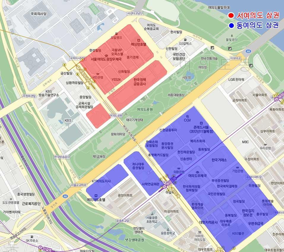 [ 상권붂석 ] 여의도상권 서울특별시영등포구여의도동에위치한여의도상권은지하철 5호선과 9호선의홖승역으로교통의편리성과함께대한민국대표 오피스상권