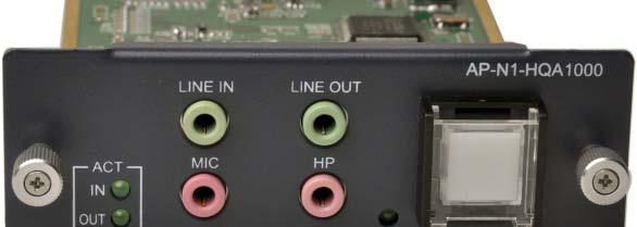 service Direct MIC-In/ Headphone In Port for monitoring Real