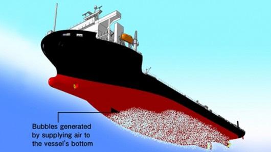 선박이오랫동안바다에서활동하면선저에수중생물들이달라붙어선박의저항성능을크게떨어뜨리는데, 이러한수중생물의부착을방지하는것이방오도료임 - 방오도료는과거부터꾸준히사용되어왔으나그독성으로인하여 IMO의 MEPC 는 2003 년부터방오제로사용되던유기주석의사용을금지 - 이에친환경방오도료를개발하여수중생물부착을방지함으로서선박의마찰저항성능을개선하는노력이진행됨 -