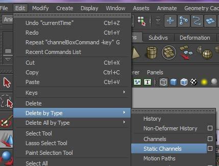 by type>static channels : 움직임변화없는커브삭제 W