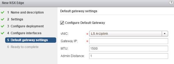 NSX는 VMCI를통해 DLR 구성을관리하므로이인터페이스에는 IP 주소가필요하지않습니다. " 이름및설명 " 화면에서 DLR " 고가용성사용 을선택한경우 HA 하트비트에이인터페이스가사용됩니다. 이 NSX Edge의인터페이스 는 DLR LIF( 논리적인터페이스 ) 를나타냅니다.