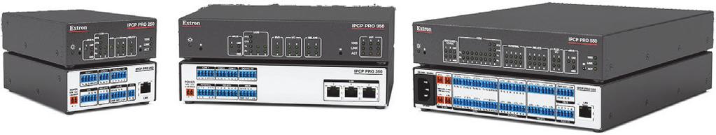 IPCP Pro Series 설치가이드 Extron IPCP Pro Series IP Link Pro 제어프로세서는 AV 시스템에이더넷연결을통합해디스플레이장치및스위처를포함한 AV 장비의원격제어, 모니터링및문제해결을가능케합니다. 이제어프로세서에는웹서버가포함되어있습니다.