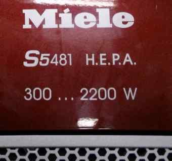 밀레 (S5481) - 정격소비전력 : 1800[W]