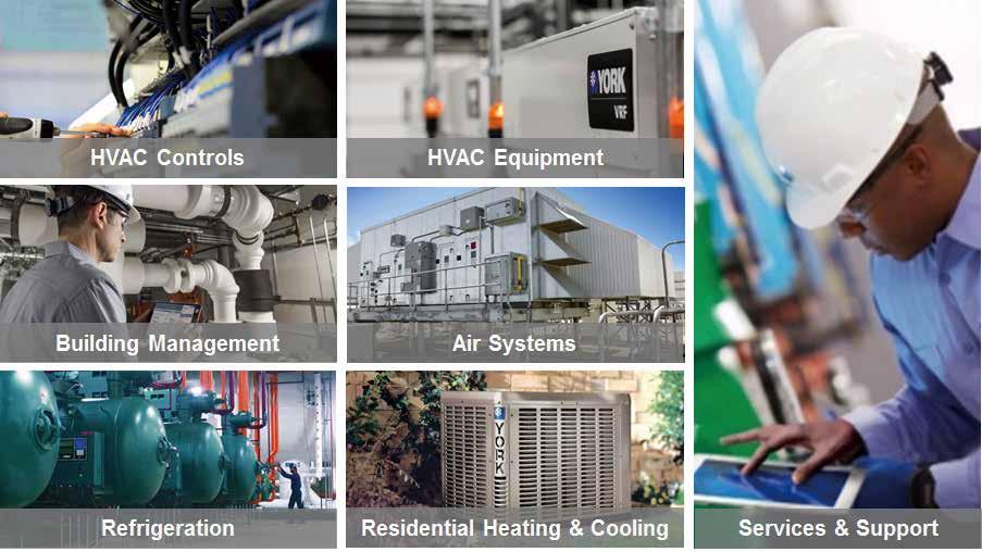 또한 Johnson Controls는세계최고의브랜드인 YORK R 제품을기반으로빌딩내에설치되는모든기계설비장비 ( 냉동기, 공조기, 바닥공조시스템,