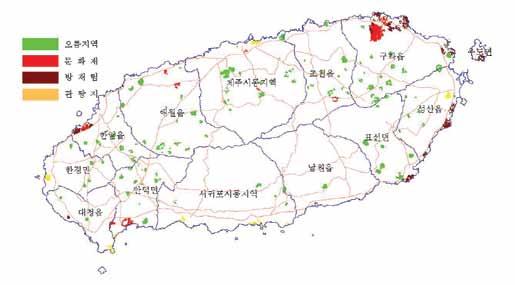 3) 기후대별분포면적 해송은해안가에서부터해발 1,100m 까지제주도전역에분포 분포면적 (ha) 구분 단순림 혼효림 계 평지권역 7,155 2,268 9,423 중산간권역 6,792 2,909 9,701 산악권역 2,337 2,797 `5,134 8,000 7,000 6,000 5,000 4,000 3,000 2,000 1,000 단순림혼효림 특히,