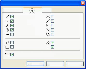 부록 C 작업 : IntelliSketch 사용 PathFinder 에서베이스좌표계 (A) 화면표시를끄고기본참조평면 (B) 화면표시를켭니다.