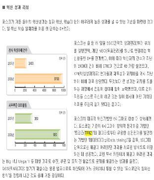 3. 글로벌기업의 TRIZ 현황 국내 Global Top 기업중의하나인포스코는기존의 6