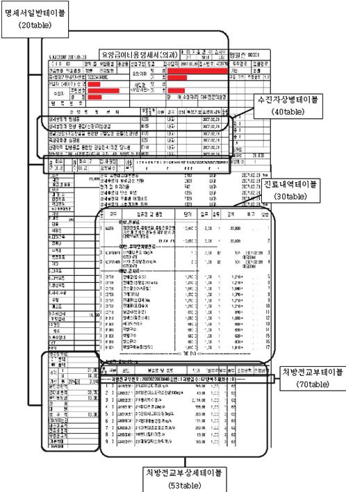 심평원청구자료의구성 명세서 2010 년 data house 2009 년