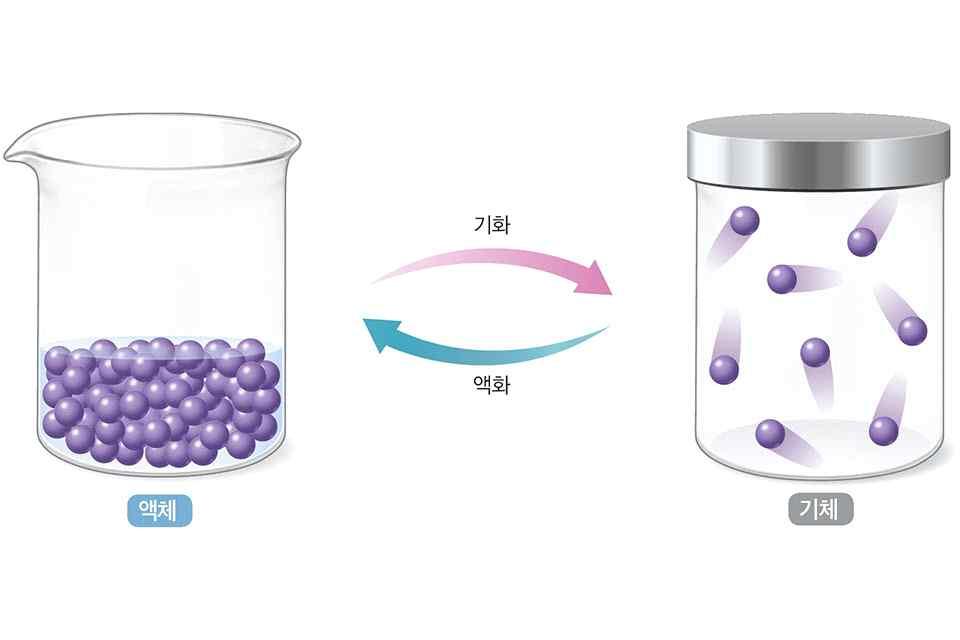 물질의상태가고체에서액체로변하는현상 (2) 응고 :