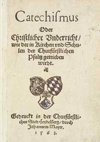 하이델베르크요리문답 (1563) 독특성을더욱분명히드러내었다. 그렇기때문에이책이루터주의자들의비난들과오해에대한대답형식이었지만오히려그대답에서루터주의와구별된개혁주의신학의독특성들을더욱분명하게제시했다. 프리드리히 3세는 1562 년 12월에이요리문답서를수정하여승인받기위해주요목사들과교수들의총회에이작업을위임했다.