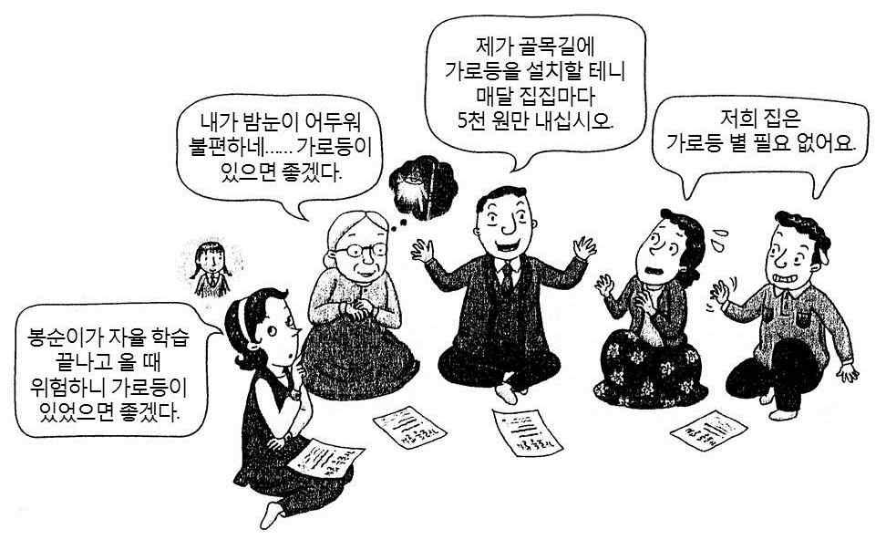 있는혜택을누릴수없다는사실을서로잘알고있기때문이다. 그러나천명의사람이이러한활동에동의하는것은매우어렵거나거의불가능하다. 천명의사람들이함께복잡한계획을세우기가어려울뿐만아니라, 그러한계획을실행하는것도거의불가능하기때문이다. 각각의사람들은자신의부담을피하기위해갖은구실을찾고자할것이다. - 데이비드흄, 인간본성론 [ 마 ] 공중화장실에가면휴지가있는지확인해야한다.