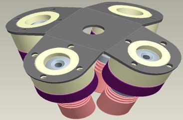 LTCC 패키지를적용한 UV-LED 소자의전류에따른 Intensity, 지향각및전기적특성을측정하였다. fig. 3은 365[nm], 395[nm], 420[nm], 450[nm] 단일파장 UV-LED 광원을선정하여광원의광속, 지향각을특성을측정하였고표 1과같은특성을얻었다.