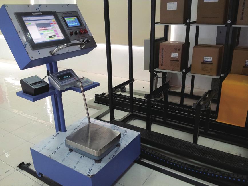 SDF - PS 염료반자동계량시스템 Dyestuff Storage & Semi-Auto Weighing System SPEC.